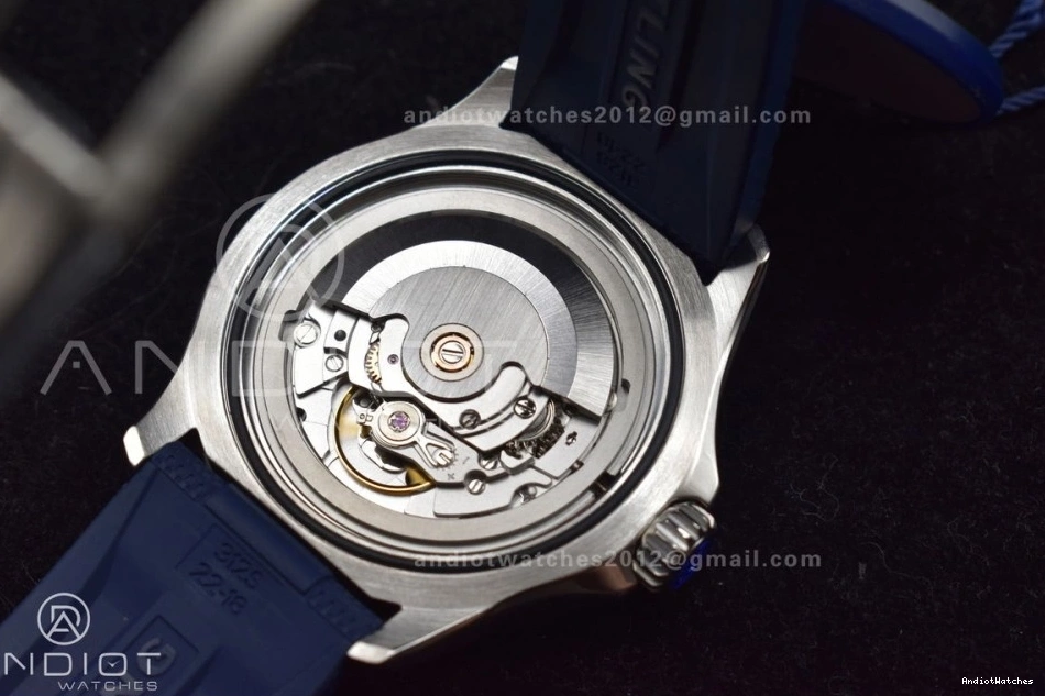 Contemporary Automatic A Blue Edition Best 1168 Dial SS Rubber SuperOcean Blue BLSF on 42 1:1 Strap 0428